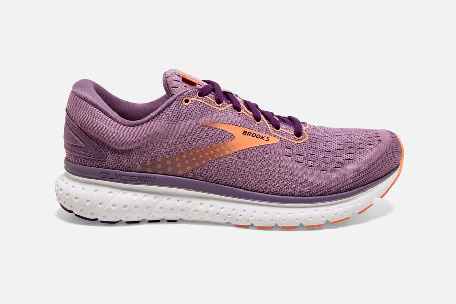 Tenis Corrida Brooks Glycerin 18 Feminino Brasil - Roxo 7942816-QU